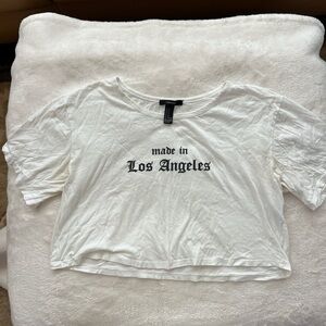 White Graphic Tee